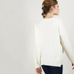 Maison Montagut Pulls>Pull Ample En Cachemire Boutons Epaule - Brook