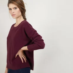 Maison Montagut Pulls>Pull Ample En Cachemire Boutons Epaule - Brook