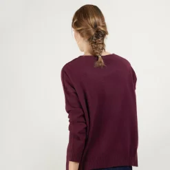 Maison Montagut Pulls>Pull Ample En Cachemire Boutons Epaule - Brook