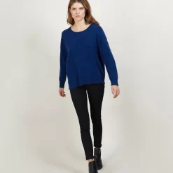 Maison Montagut Pulls>Pull Ample En Cachemire Boutons Epaule - Brook
