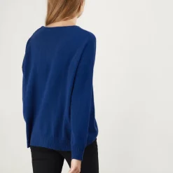 Maison Montagut Pulls>Pull Ample En Cachemire Boutons Epaule - Brook