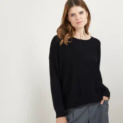Maison Montagut Pulls>Pull Ample En Cachemire Boutons Epaule - Brook