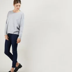 Maison Montagut Pulls>Pull Ample En Cachemire Boutons Epaule - Brook