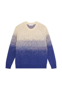 Maison Montagut Pulls>Pull Bicolore En Coton Brosse - Doryan