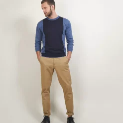 Maison Montagut Pulls>Pull Bicolore En Laine - Lasso