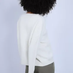 Maison Montagut Pulls>Pull Boule En Cachemire Cotele - Sauna