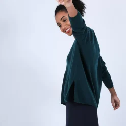 Maison Montagut Pulls>Pull Cachemire Avec Fentes Cotes - Brenda