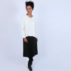 Maison Montagut Pulls>Pull Cachemire Avec Fentes Cotes - Brenda
