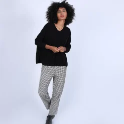 Maison Montagut Pulls>Pull Cachemire Avec Fentes Cotes - Brenda