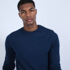Maison Montagut Pulls>Pull Cachemire Boutons Epaule - Bonifas