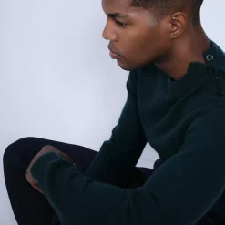 Maison Montagut Pulls>Pull Cachemire Boutons Epaule - Bonifas
