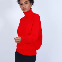 Maison Montagut Pulls>Pull Cachemire Chauve Souris Col Roule - Bob