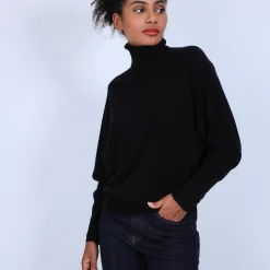 Maison Montagut Pulls>Pull Cachemire Chauve Souris Col Roule - Bob