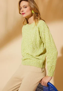 Maison Montagut Pulls>Pull Chine En Coton Col Bateau - Mello