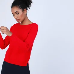 Maison Montagut Pulls>Pull Col Bateau En Cachemire - Bal