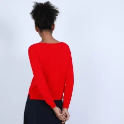 Maison Montagut Pulls>Pull Col Bateau En Cachemire - Bal