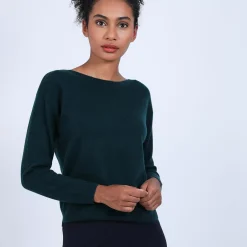 Maison Montagut Pulls>Pull Col Bateau En Cachemire - Bal