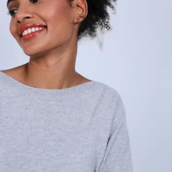Maison Montagut Pulls>Pull Col Bateau En Cachemire - Bal
