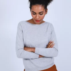 Maison Montagut Pulls>Pull Col Bateau En Cachemire - Bal