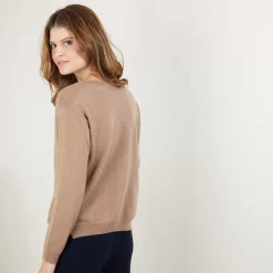 Maison Montagut Pulls>Pull Col Bateau En Cachemire - Bal