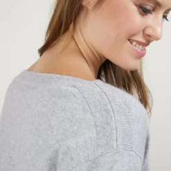 Maison Montagut Pulls>Pull Col Bateau En Cachemire - Bal