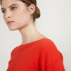 Maison Montagut Pulls>Pull Col Bateau En Cachemire - Bal