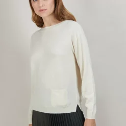 Maison Montagut Pulls>Pull Col Bateau En Cachemire - Bal