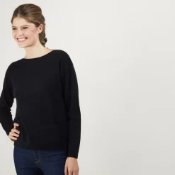 Maison Montagut Pulls>Pull Col Bateau En Cachemire - Bal