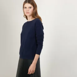 Maison Montagut Pulls>Pull Col Bateau En Cachemire - Bal