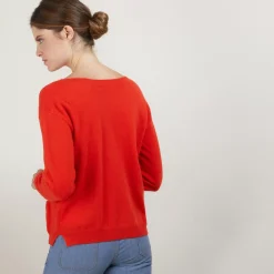 Maison Montagut Pulls>Pull Col Bateau En Cachemire - Bal