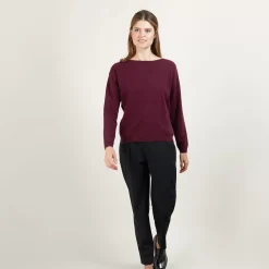 Maison Montagut Pulls>Pull Col Bateau En Cachemire - Bal