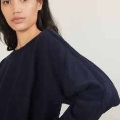 Maison Montagut Pulls>Pull Col Bateau En Coton Cachemire - Felice