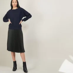 Maison Montagut Pulls>Pull Col Bateau En Coton Cachemire - Felice