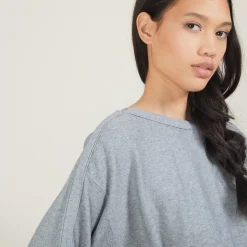 Maison Montagut Pulls>Pull Col Bateau En Coton Cachemire - Felice