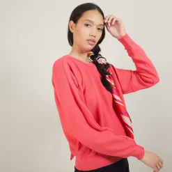 Maison Montagut Pulls>Pull Col Bateau En Coton Cachemire - Felice