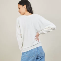 Maison Montagut Pulls>Pull Col Bateau En Coton Cachemire - Felice
