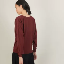 Maison Montagut Pulls>Pull Col Bateau En Coton Cachemire - Felice