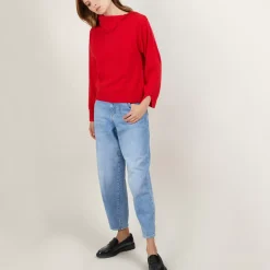 Maison Montagut Pulls>Pull Col Boutonne En Cachemire - Gretel Bis