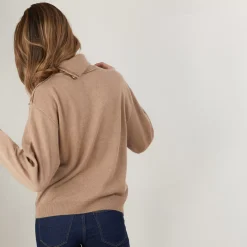 Maison Montagut Pulls>Pull Col Boutonne En Cachemire - Gretel Bis