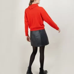 Maison Montagut Pulls>Pull Col Boutonne En Cachemire - Gretel Bis