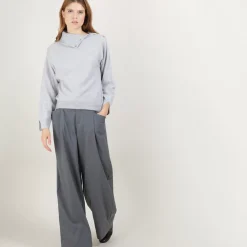 Maison Montagut Pulls>Pull Col Boutonne En Cachemire - Gretel Bis