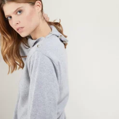 Maison Montagut Pulls>Pull Col Boutonne En Cachemire - Gretel Bis