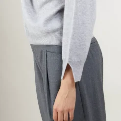 Maison Montagut Pulls>Pull Col Boutonne En Cachemire - Gretel Bis