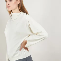 Maison Montagut Pulls>Pull Col Boutonne En Cachemire - Gretel Bis