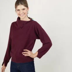 Maison Montagut Pulls>Pull Col Boutonne En Cachemire - Gretel Bis