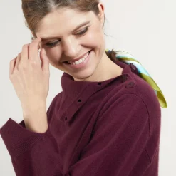 Maison Montagut Pulls>Pull Col Boutonne En Cachemire - Gretel Bis