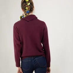 Maison Montagut Pulls>Pull Col Boutonne En Cachemire - Gretel Bis