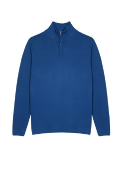 Maison Montagut Pulls>Pull Col Camionneur Avec Logo En Laine Merinos - Ryan