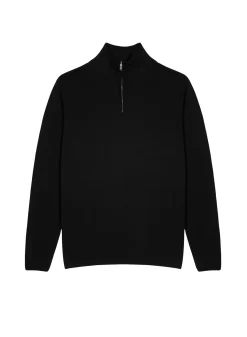 Maison Montagut Pulls>Pull Col Camionneur Avec Logo En Laine Merinos - Ryan