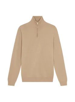 Maison Montagut Pulls>Pull Col Camionneur Avec Logo En Laine Merinos - Ryan
